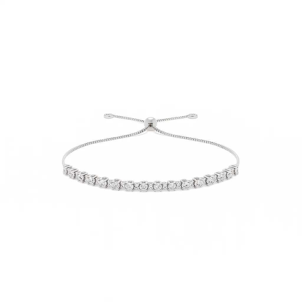 The Luxe Slider Tennis Bracelet