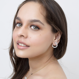 The Marquise Wreath Hoops