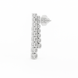 The Twin Line Drop Earrings
