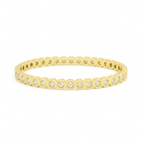 The Hexa Bezel Diamond Bangle