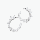 The Marquise Wreath Hoops