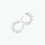 The Marquise Wreath Hoops