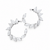The Marquise Wreath Hoops