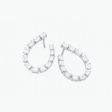 Baguette Drop Hoops