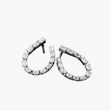 Baguette Drop Hoops