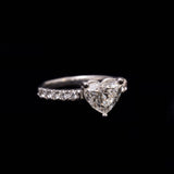 The Blushing Heart Ring