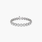 The Halo Link Diamond Bracelet