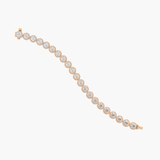 The Halo Link Diamond Bracelet