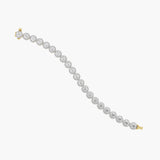 The Halo Link Diamond Bracelet