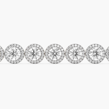 The Halo Link Diamond Bracelet