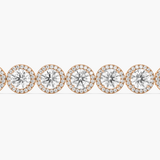 The Halo Link Diamond Bracelet