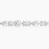 The Sculpted Shapes Tennis Bracelet