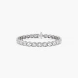 The Oval Bezel Tennis Bracelet