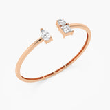 The Duo-Cut Diamond Cuff
