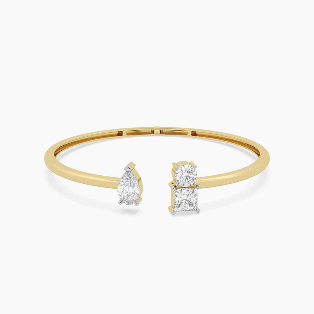 The Duo-Cut Diamond Cuff