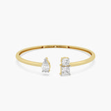 The Duo-Cut Diamond Cuff