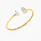 The Duo-Cut Diamond Cuff