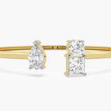 The Duo-Cut Diamond Cuff