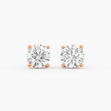 Classic Round Solitaire Studs