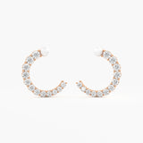 Luna Pearl Graduated Hoops