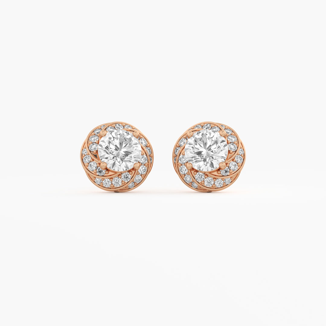 The Swirl Halo Studs