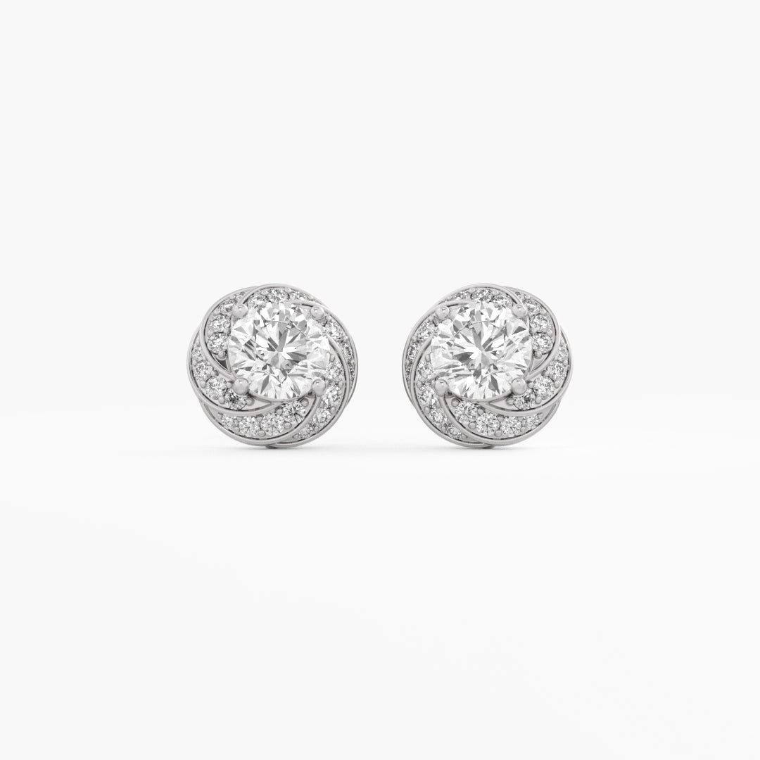 The Swirl Halo Studs