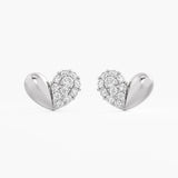 Two-Tone Dome Stud Earrings