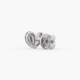 Two-Tone Dome Stud Earrings