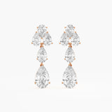 Regal Pear Drop Earrings