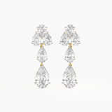 Regal Pear Drop Earrings