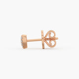 The Pavé Heart Studs