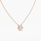 The Classic Round Diamond pendant
