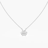 The Classic Round Diamond pendant