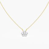 The Classic Round Diamond pendant