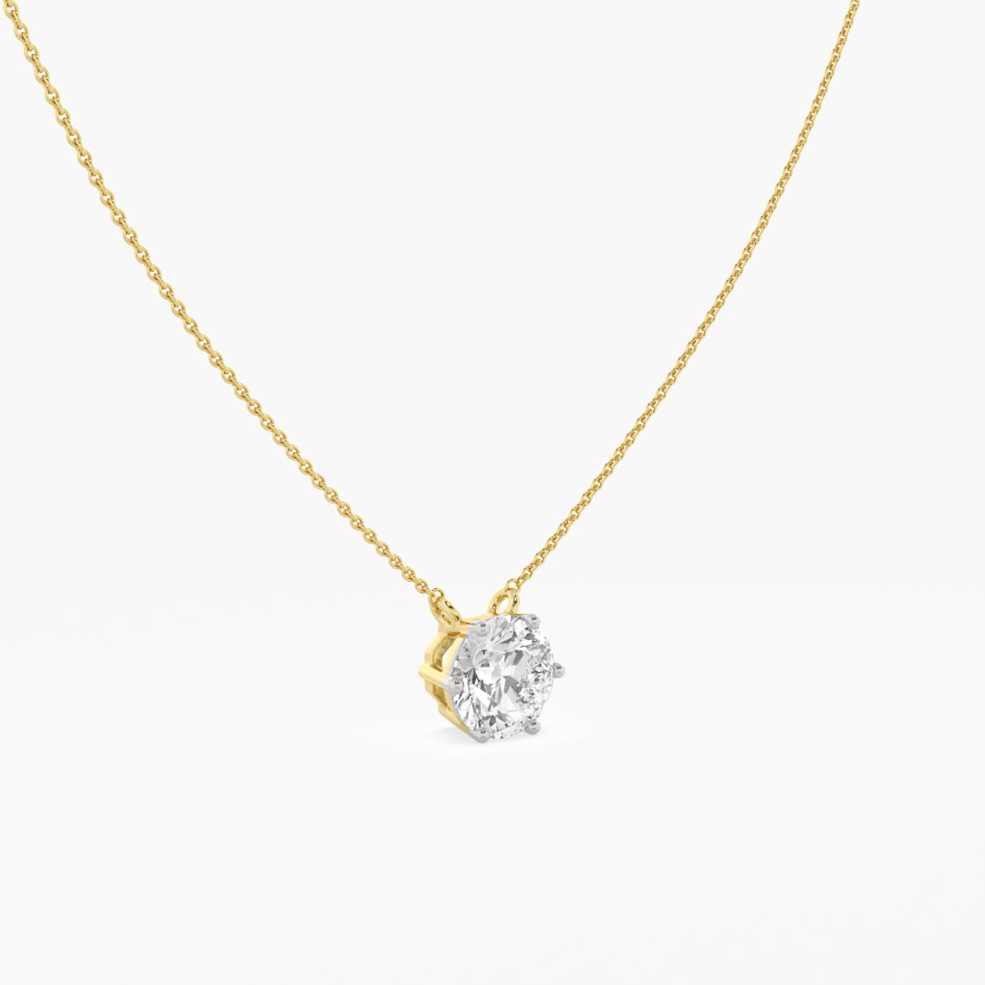 The Classic Round Diamond pendant