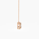 Classic Diamond Halo Pendant