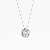 Classic Diamond Halo Pendant
