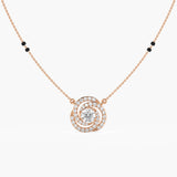 Swirl Solitaire Mangalsutra