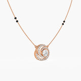 Swirl Solitaire Mangalsutra