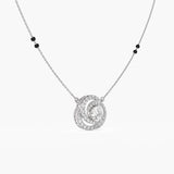 Swirl Solitaire Mangalsutra