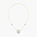 Swirl Solitaire Mangalsutra