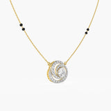 Swirl Solitaire Mangalsutra