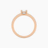 Golden Glow Cushion Ring