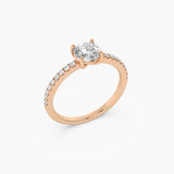 Golden Glow Cushion Ring