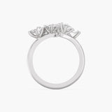 Cluster Bypass Diamond Ring