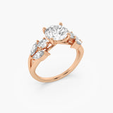 The Rosé Marquise & Round Ring