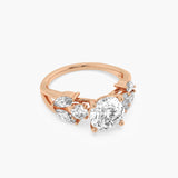 The Rosé Marquise & Round Ring