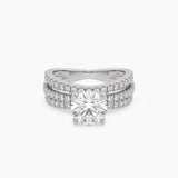 Triple Pavé Split Ring