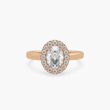 The Oval Halo Solitaire