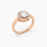 The Oval Halo Solitaire